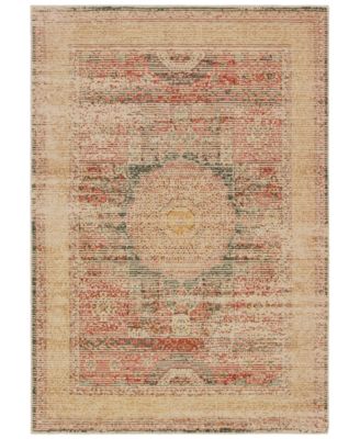 Oriental Weavers - Toscana 9564A Ivory/Orange 3'10" x 5'5" Area Rug