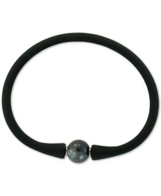 EFFY Collection - Effy Cultured Fresh Water Pearl (11mm) Rubber Bracelet in Turquoise , Light Blue or Pink