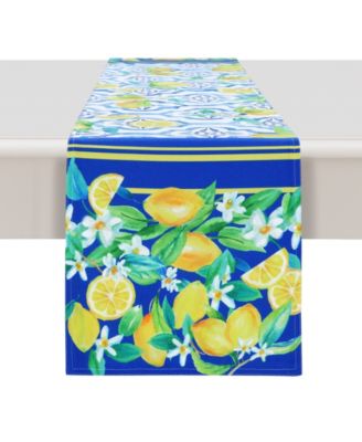 Laural Home - Lovely Lemons 13x90 Table Runner