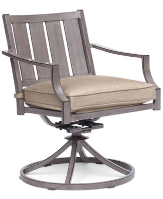 Agio - Set of 6 Wayland Outdoor Swivel Chairs, Created for Macy's