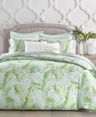 Charter Club - Damask Designs Cascading Palms 300-Thread Count 3-Pc. Duvet Cover Set, King, Created for Macy's
