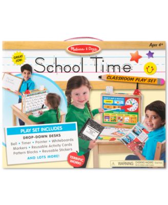 Melissa and Doug - Kids' School Time! Classroom Play Set