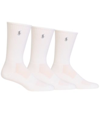 Polo Ralph Lauren - Men's Socks, Casual Big Pony Crew 3 Pack