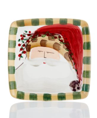 VIETRI - Old St. Nick Square Animal Salad Plate
