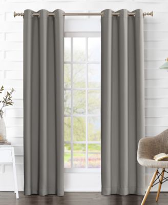 Sun Zero - Preston 40" x 84" Grommet Top Blackout Curtain Panel
