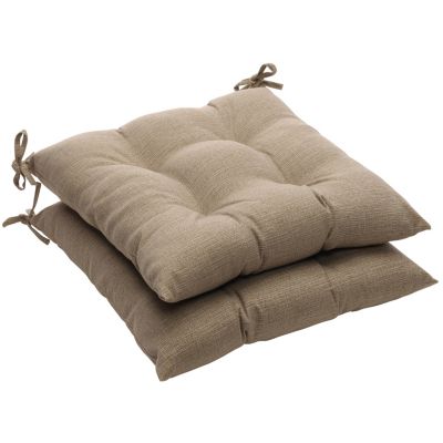Pillow Perfect - Monti Chino Wrought Iron Seat Cushion (Set of 2)