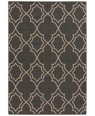 Surya - Alfresco ALF-9590 Black 6' x 9' Area Rug