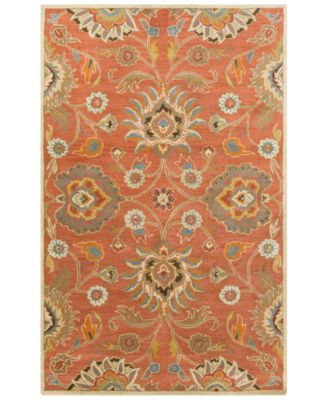 Surya - Caesar CAE-1107 Burnt Orange 7'6" x 9'6" Area Rug
