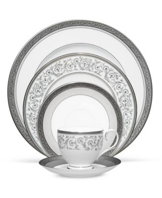 Noritake - Summit Platinum 5 Pc Place Setting