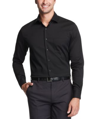 Van Heusen - Men's Big & Tall Classic/Regular-Fit Stain Shield Solid Dress Shirt