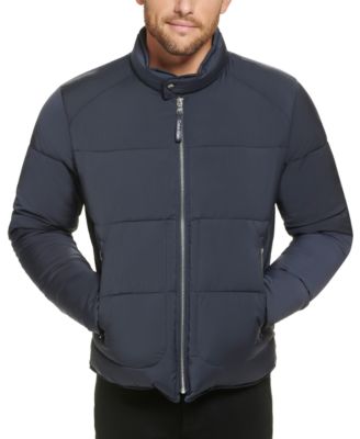 Calvin Klein - Men's Stretch Medium Weight Moto Jacket