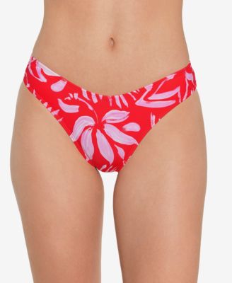 Salt + Cove - Juniors' Printed Wide-Band Bikini Bottoms, Created for Macy's