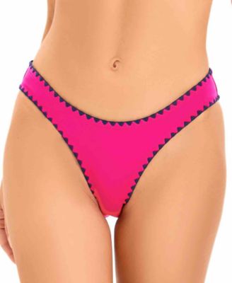 Lucky Brand - Women's Shell-Stitch Hipster Swim Bottoms