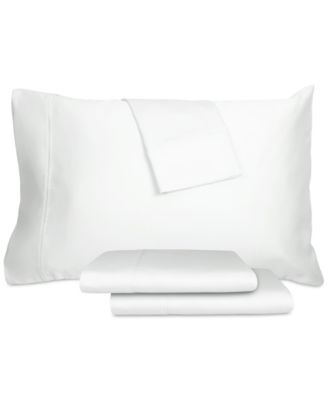 AQ Textiles - Percale Solid 220-Thread Count 4-Pc. Sheet Set, Queen