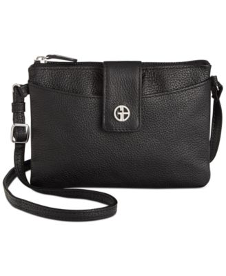 Giani Bernini - Leather Softy Accordion Crossbody