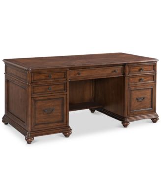 Furniture - Clinton Hill Cherry Home Office Executive Desk, Only at Macy's