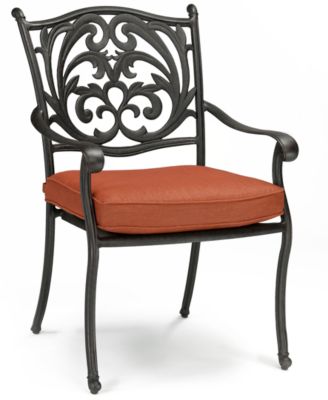 Bernhardt - Set of 2 Chateau Cast Aluminum Outdoor Dining Chairs, Created for Macy's