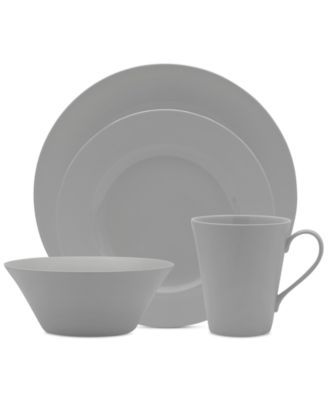 Mikasa - Delray Grey 16-Pc. Set, Service for 4