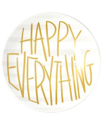 Happy Everything - Black Small Dot  Pasta Bowl