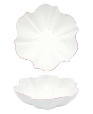 Twig New York - Amelie Roseate Rim Serving Bowl