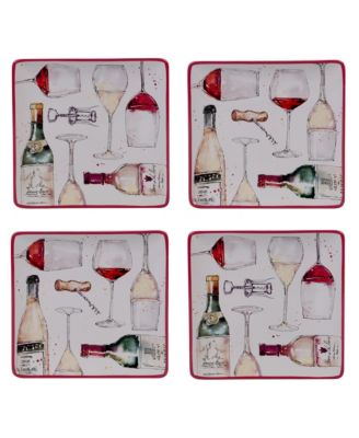 Certified International - Napa 4-Pc. Dinner Plates asst.