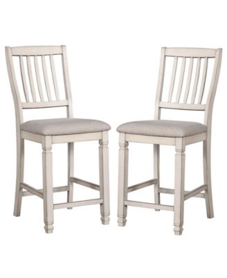 Furniture of America - Sonora Pub Chair (Set Of 2), Quick Ship