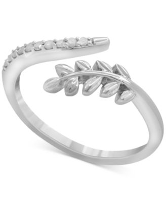 Macy's - Diamond Vine Ring (1/10 ct. t.w.) in Sterling Silver