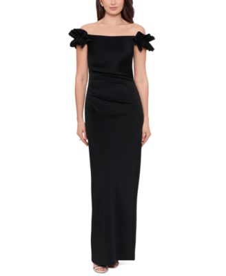 XSCAPE - Off-The-Shoulder Ruffle Dress