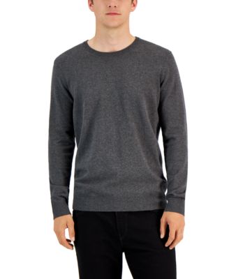 Alfani - Men's Solid Crewneck Sweater
