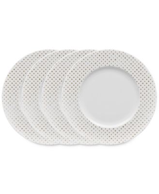 Noritake - Hammock "Dots" Rim Salad Plates, Set of 4