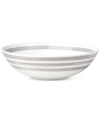 kate spade new york - Charlotte Street Grey Individual Pasta Bowl