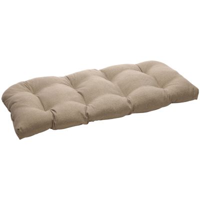 Pillow Perfect - Monti Chino Wicker Loveseat Cushion