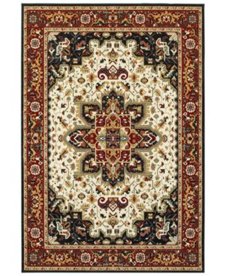 Oriental Weavers - Kashan 96W Red/Ivory 3'10" x 5'5" Area Rug