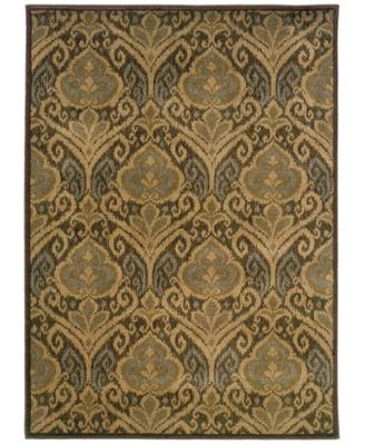 Oriental Weavers - Casablanca 4464A Green/Ivory 1'10" x 3'3" Area Rug