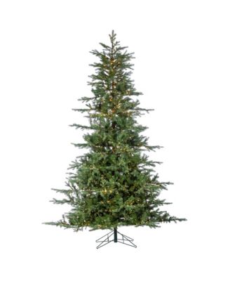 Sterling - 9-Foot High Pre-Lit Natural Cut Portland Pine with Instant Glow Power Pole Feature