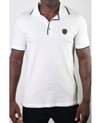 Members Only - Men's Basic Short Sleeve Logo Botton Polo