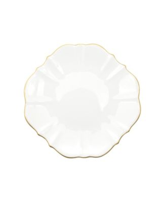 Twig New York - Amelie Brushed Gold Rim 8.5" Salad Plate