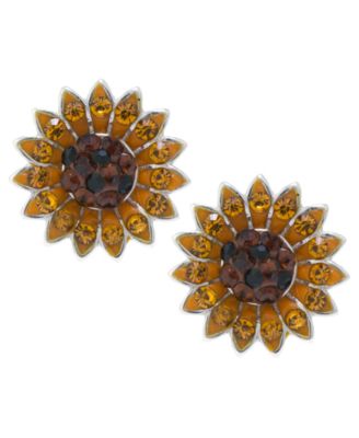 Giani Bernini - Sunflower Stud Earrings In Sterling Silver