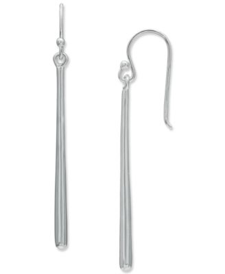 Giani Bernini - Graduated Linear Drop Earrings in Sterling Silver