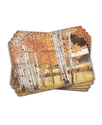 Pimpernel - Birch Beauty Placemats, Set of 4