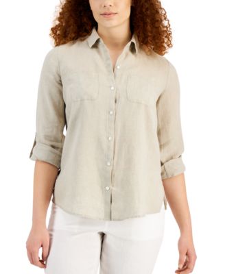 Charter Club - Linen Utility Shirt