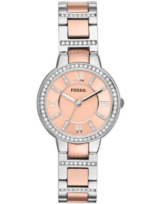 Fossil - Virginia Two-Tone Stainless Steel Watch 30mm