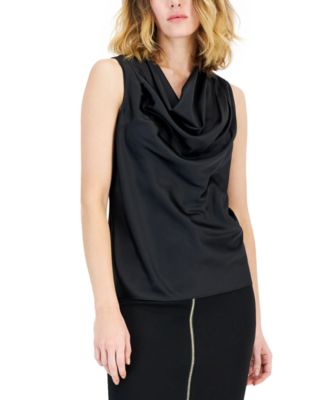 INC International Concepts - Women's Sleeveless Cowlneck Blouse