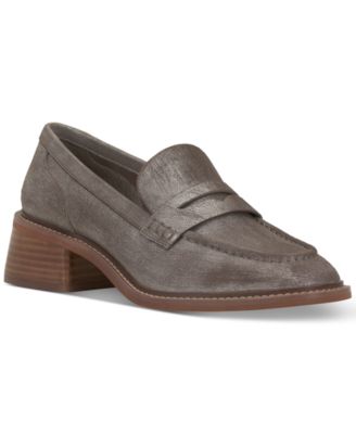 Vince Camuto - Enachel Block-Heel Tailored Loafer Flats