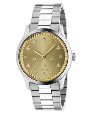 Gucci - Men's Swiss G-Timeless Multibee Stainless Steel Bracelet Watch 42mm