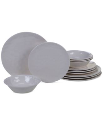Certified International - Cream 12-Pc. Dinnerware Set, Service for 4