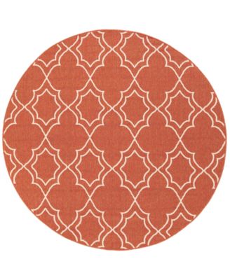 Surya - Alfresco ALF-9591 Rust 5'3" Round Area Rug
