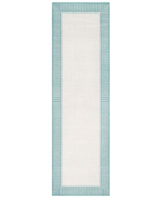 Surya - Alfresco ALF-9680 Teal 2'3" x 7'9" Runner Area Rug