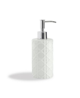 Cassadecor - Embossed Porcelain Lotion Dispenser