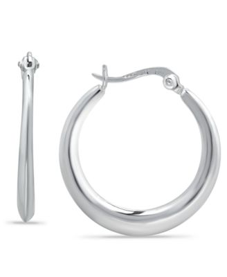 Giani Bernini - Graduated Hoop Earrings in Sterling Silver